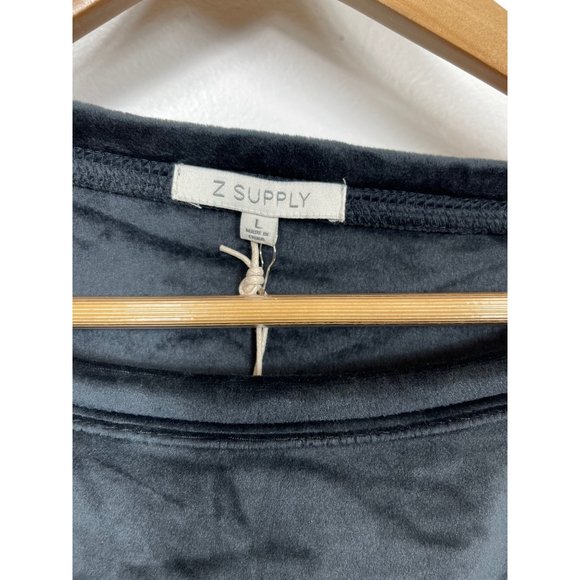 Z Supply Velour Set Size In Black, Size L - Picture 5 of 14
